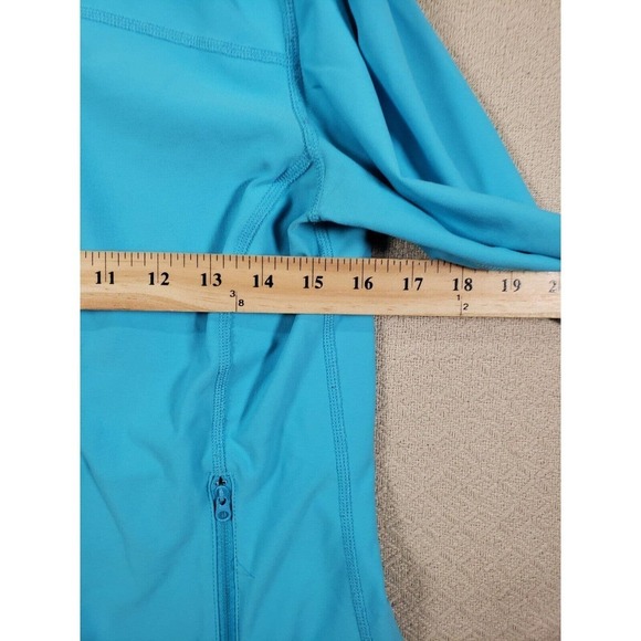 Xersion Jacket Womens Small High Neck Blue Long Sleeve Full Zip Pockets Outdoor - Picture 13 of 13